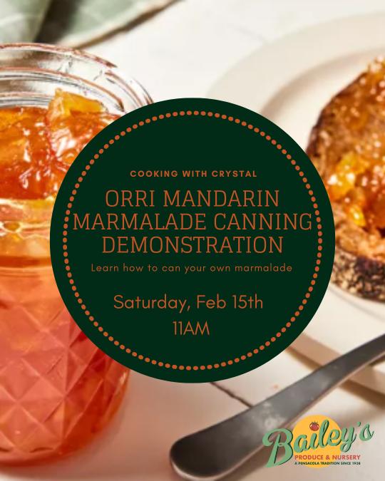 Orri Mandarin Marmalade Canning Demonstration