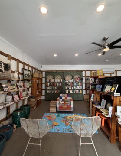 Interior view of gift shop and garden decor section at Bailey’s Produce Pensacola FL